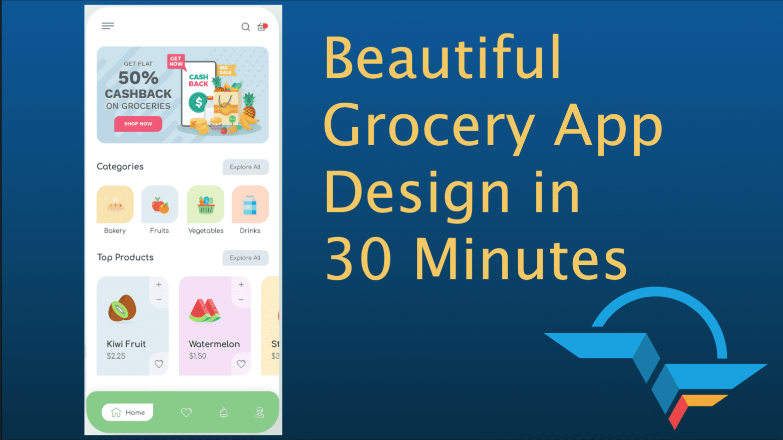 Grocery App UI in Flutter - FlutterAgency