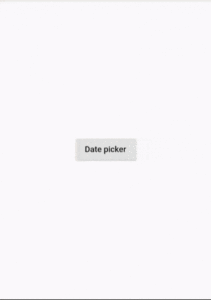 DatePicker Widget