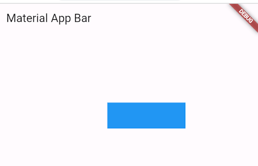 Material app bar