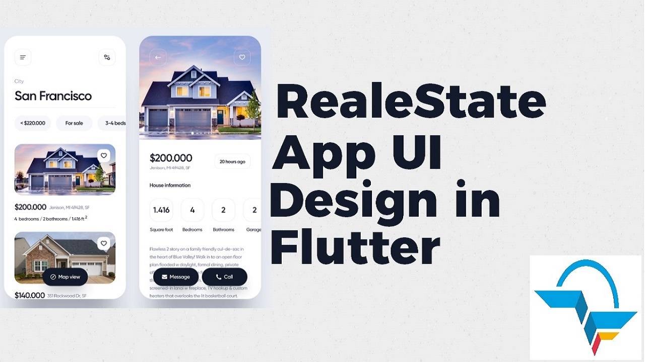 RelaeStateApp UI - Flutter Agency