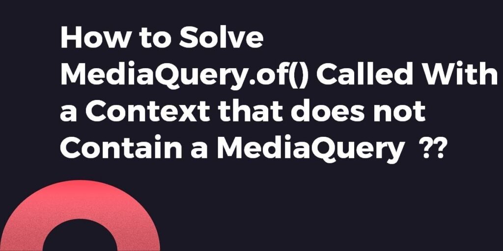 mediaquery of context .copywith textscalefactor 1.0