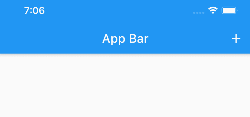 custom app bar widget