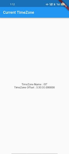How to Get Current Timezone In Flutter