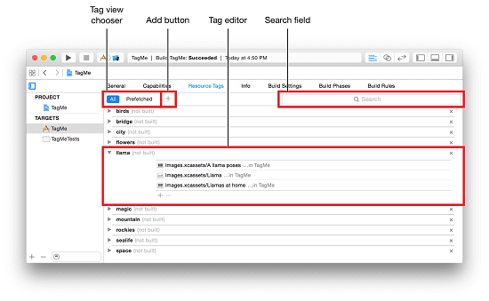 ODR Resource Tags Pane All