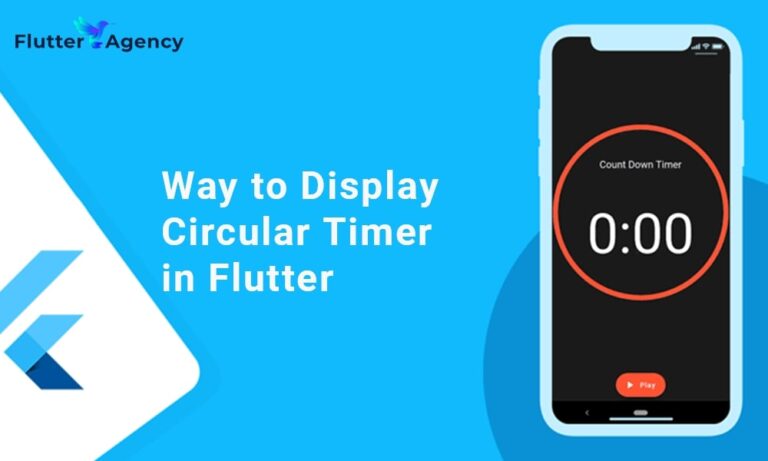 Display Circular Timer In Flutter Framework | Flutteragency