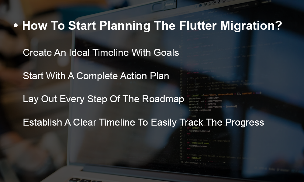 How To Start Planning The Flutter Migration